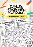 Vorschau - Arbeitsblätter - Zahlen kennenlernen - Zahlenraum 1-10 - Kleidungsstücke - Deckblatt