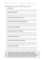 Vorschau - Arbeitsblätter - AB mit Fragen zum Thema "Nestlé" + Lösungsblatt - Deckblatt