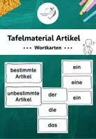 Vorschau - Fördermaterial/Inklusion - Tafelmaterial Artikel - Deckblatt