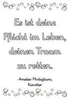 Vorschau - Arbeitsblätter - Amedeo Modigliani Sparpaket - (Steckbrief, Lückentext & Zitat) - Seite 2