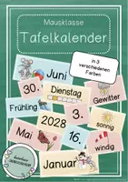Vorschau - Poster - Mausklasse - Dauerkalender / Tafelkalender - Deckblatt