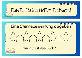 Vorschau - Poster - Buchrezension - Tafelmaterial - Deutsch - Seite 1