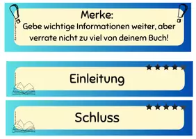 Vorschau - Poster - Buchrezension - Tafelmaterial - Deutsch - Seite 3