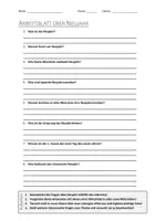 Vorschau - Arbeitsblätter - AB mit Fragen zum Thema "Neujahr" + Lösungsblatt + Infografik - Deckblatt