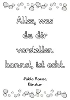 Vorschau - Arbeitsblätter - Pablo Picasso Sparpaket - Steckbrief, Lückentext & Zitat - Seite 2
