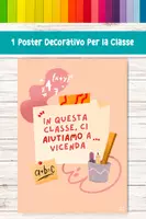 anteprima - Poster - Poster per la Classe: In questa classe ci aiutiamo - Pagina di copertina