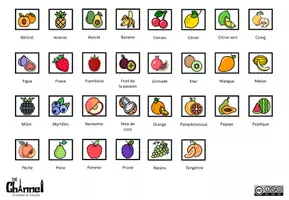 Vista previa - Juegos / Gamificación - Fruits et légumes - Liste de courses - Jeu Couleur - página 2