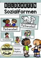 Vorschau - Poster - Sozialformen - Tafelmaterial für Classroom Managament - Deckblatt