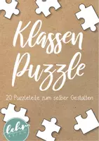 Vorschau - Mal- und Bastelvorlagen - Klassenpuzzle 20 Teile zum selber Gestalten - Deckblatt