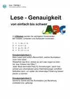Vorschau - Unterrichtsreihen - Lese - Training 1 : Diagnose , Training & Urkunde - Seite 2