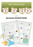 Vorschau - Merkblätter - Neurotoxine / Synapsengifte / Neurobiologie (Merkblatt) - Deckblatt