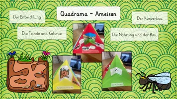 Vorschau - Experimente - Ameisen - Erstellung eines Quadramas - Deckblatt