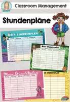 Vorschau - Mal- und Bastelvorlagen - Stundenpläne (wachsendes Materialpaket) Classroom Management - Deckblatt