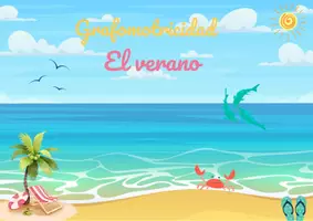 Vista previa - Refuerzo / NEE / Materiales de apoyo - EL VERANO: Grafismo. - página 1