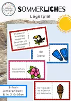 Vorschau - Spiele - Im Sommer - Legespiel - Deckblatt