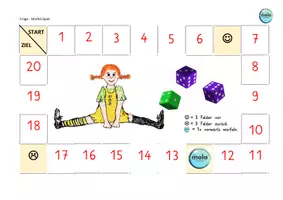 Vorschau - Unterrichtsreihen - Frage Würfel Spiel: Pippi Langstrumpf - Seite 3