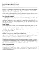 Vorschau - Arbeitsblätter - Android Betriebssystem (Infotext und Übungen) - Deckblatt
