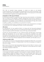 Vorschau - Arbeitsblätter - HTML (Infotext und Übungen) - Deckblatt