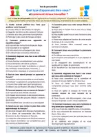 Aperçu - Feuilles d'exercices - Exercice - Test de personnalité - Quel type d’apprenant êtes-vous ? Comment mieux travailler ? - Page de couverture