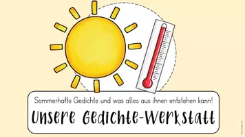 Vorschau - Arbeitsblätter - Sommerhafte Gedichte-Werkstatt: Stunde 6 "Der Schmetterling" - Seite 3