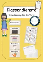 Vorschau - Poster - Klassendienste - Visualisierung in beige - Deckblatt