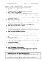 Vorschau - Arbeitsblätter - AB mit Fragen zum Thema "Nikosia" + Lösungsblatt - Seite 1