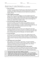 Vorschau - Arbeitsblätter - AB mit Fragen zum Thema "Nonnen" + Lösungsblatt - Seite 1