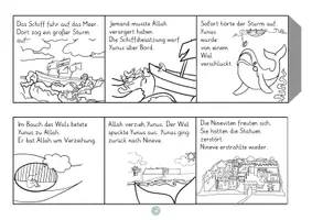 Vorschau - Arbeitsblätter - Leporello Wiederholung Yunus und der Wal - Seite 3