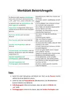 Vorschau - Merkblätter - Merkblatt Beistrichregeln - Deckblatt