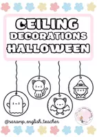 Vista previa - Manualidades / Dibujos para colorear - HALLOWEEN CEILING DECORATIONS - Portada