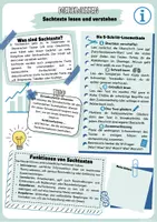 Vorschau - Arbeitsblätter - Merkwissen Sachtexte Lesemethoden Diagramme Tabellen - Seite 2