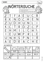 Vorschau - Arbeitsblätter - Wörtersuchsel "Buchstabe Ch/ch" I Buchstabenstation I Kl. 1 - Seite 2
