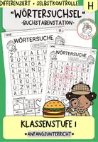 Vorschau - Arbeitsblätter - Wörtersuchsel "Buchstabe H/h" I Buchstabenstation I Kl. 1 - Deckblatt