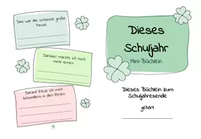 Vorschau - Arbeitsblätter - Mini-Arbeitsbüchlein zum Schuljahresende - Seite 1