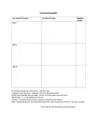 Vorschau - Klassenarbeiten - Transparenzpapier Vorbereitung LEK/Klassenarbeit/Klausur - Deckblatt