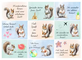 Vorschau - Mal- und Bastelvorlagen - Materialpaket für die Eichhörnchenklasse - wachsendes Bundle - Seite 1