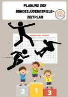 Vorschau - Anderer Materialtyp - Planung der Bundesjugendspiele - Zeitplan - Deckblatt