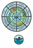 Vista previa - Hojas de trabajo - Círculo de colocación "Was machen die Kinder im Schwimmbad?" más hoja de ejercicios - Alemán - página 1