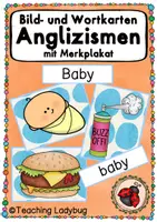 Vorschau - Präsentationen/Tafelbilder - Tafelmaterial - Anglizismen (deutsch-englische Wörter) - Deckblatt