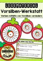 Vorschau - Spiele - Vorsilben-Werkstatt - Legematerial und Tafelmaterial - Deckblatt