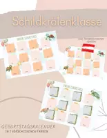 Vorschau - Poster - Geburtstagskalender für die Schildkrötenklasse - Deckblatt