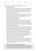 Vorschau - Arbeitsblätter - AB mit Fragen zum Thema "Optik" + Lösungsblatt + Mindmap + Infografiken - Seite 3