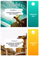 Προεπισκόπηση - Φύλλα εργασίας - Conversation Starters Cards: Hobbies and Travels - Σελίδα 3