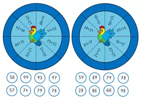Vorschau - Anderer Materialtyp - Rechenräder KLETT im Zahlenraum 100 (Plus und Minus) - Seite 1