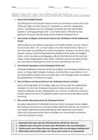 Vorschau - Arbeitsblätter - AB mit Fragen zum Thema "Orthodoxe Kirche" + Lösungsblatt + Mindmap + Infografik - Seite 3