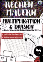 Vorschau - Arbeitsblätter - Rechenmauern - Multiplikation & Division | Zahlenraum bis 1000 | Zweiermauern - Deckblatt