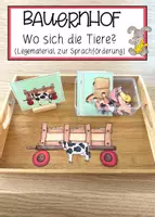 Vorschau - Anderer Materialtyp - Bauernhof - Wo befinden sich die Tiere? - Deckblatt
