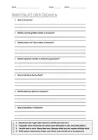 Vorschau - Arbeitsblätter - AB mit Fragen zum Thema "Ozeanien" + Lösungsblatt + Infografik - Seite 1