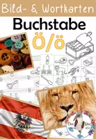 Vorschau - Präsentationen/Tafelbilder - Buchstabe Ö/ ö - Bildkarten & Wortkarten mit Fotos und Schreibaufgabe - Deckblatt
