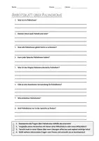Vorschau - Arbeitsblätter - AB mit Fragen zum Thema "Palindrom" + Lösungsblatt - Deckblatt